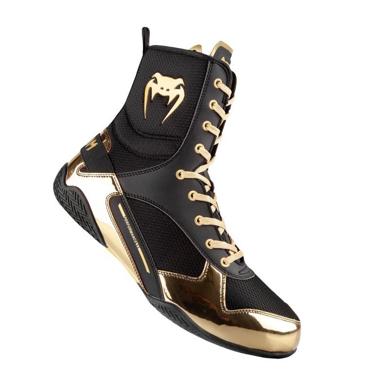 Chaussures de boxe Venum Elite - Noir/Or