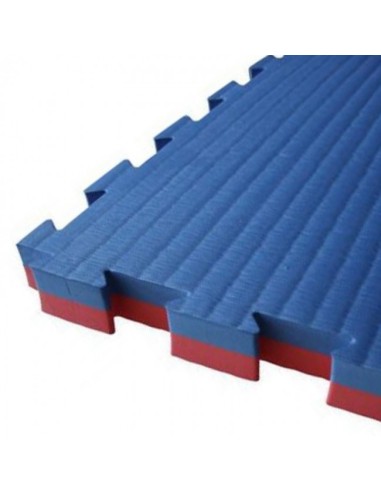 Puzzel mat 100 x 100 x 2,5 cm Rood/Blauw