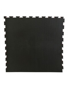 Tatamis - Tapis Puzzle Noir et Rouge 100 cm x 100 cm x 4 cm