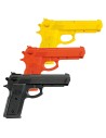 Plastic pistool, 3 kleuren