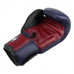 GANTS DE BOXE TWINS SPECIAL BLEU/BORDEAUX