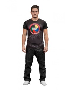 T-Shirt Imprimé Complet WKF Noir