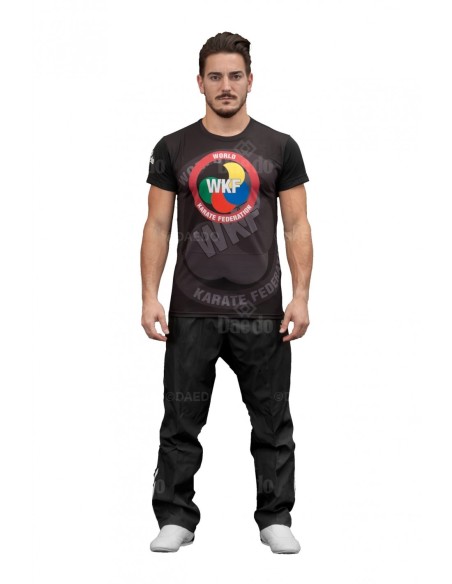 T-Shirt Imprimé Complet WKF Noir