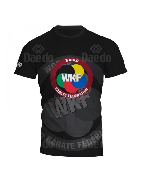 WKF Full Print T-Shirt Zwart