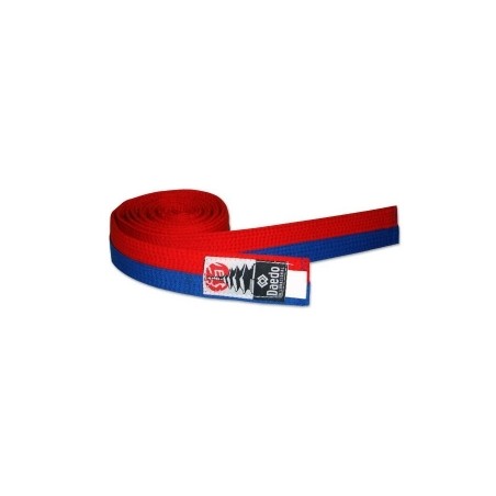 Ceinture Bleu/Rouge Daedo