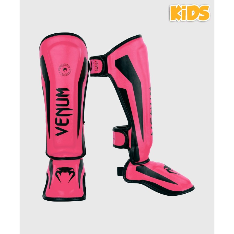 PROTÈGE-TIBIAS ENFANT VENUM ELITE - ROSE FLUO (NEO)