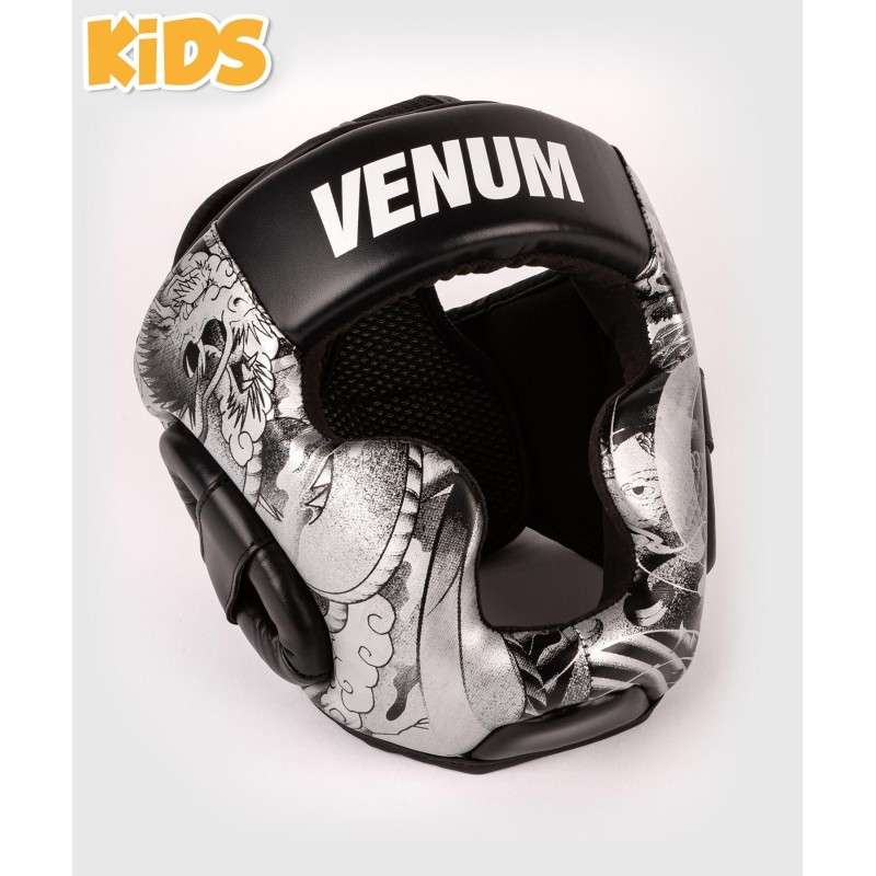 CASQUE DE BOXE VENUM YKZ21 - POUR ENFANT - NOIR/BLANC