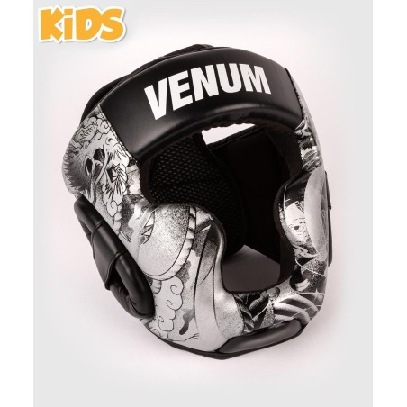 CASQUE DE BOXE VENUM YKZ21 - POUR ENFANT - NOIR/BLANC