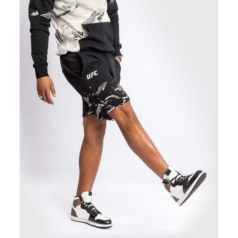 UFC VENUM AUTHENTIC FIGHT WEEK 2.0 SHORTS VAN KATOEN - ZWART/LICHTBRUIN