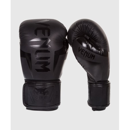 GANTS DE BOXE VENUM ELITE - NOIR VENUM