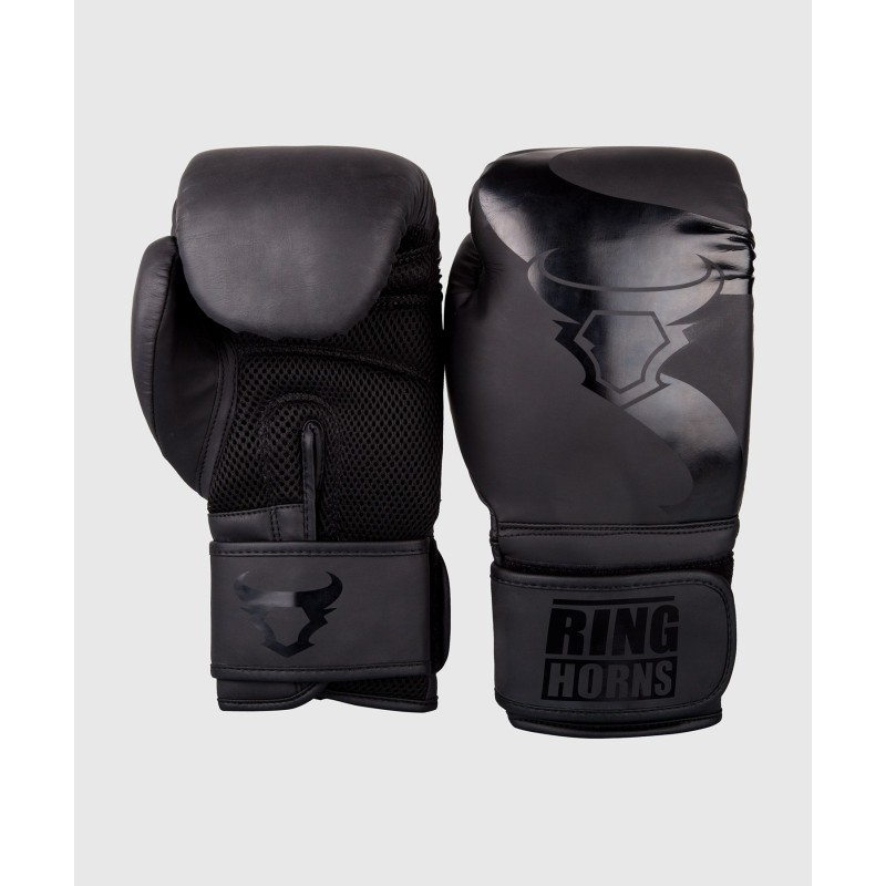 GANTS DE BOXE RINGHORNS CHARGER - NOIR/NOIR