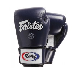 GANTS D'ENTRAINEMENT FAIRTEX FXV1 BLEU CUIR TOP
