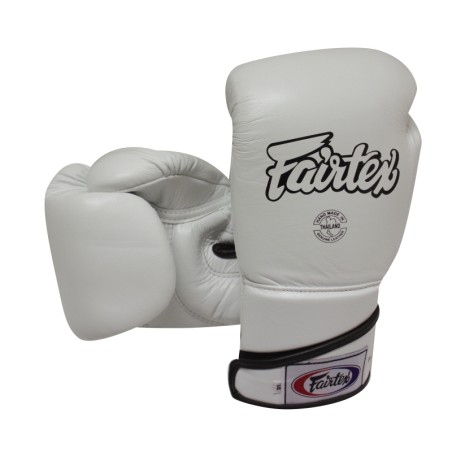 FAIRTEX FXV6 WITTE LEREN TOP TRAININGSHANDSCHOENEN