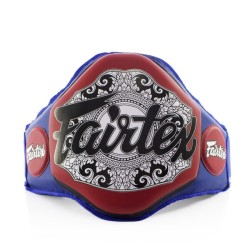 CEINTURE DE FRAPPE FAIRTEX V3 THAÏ - BLEU/ROUGE CUIR TOP