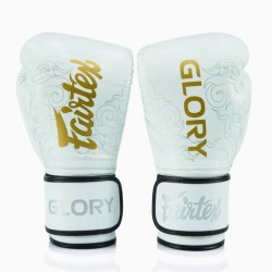 GLORY X BOXING HANDSCHOENEN Wit/Zilver