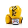 Gants d'entrainement FAIRTEX cuir top "GOLD/BLACK"