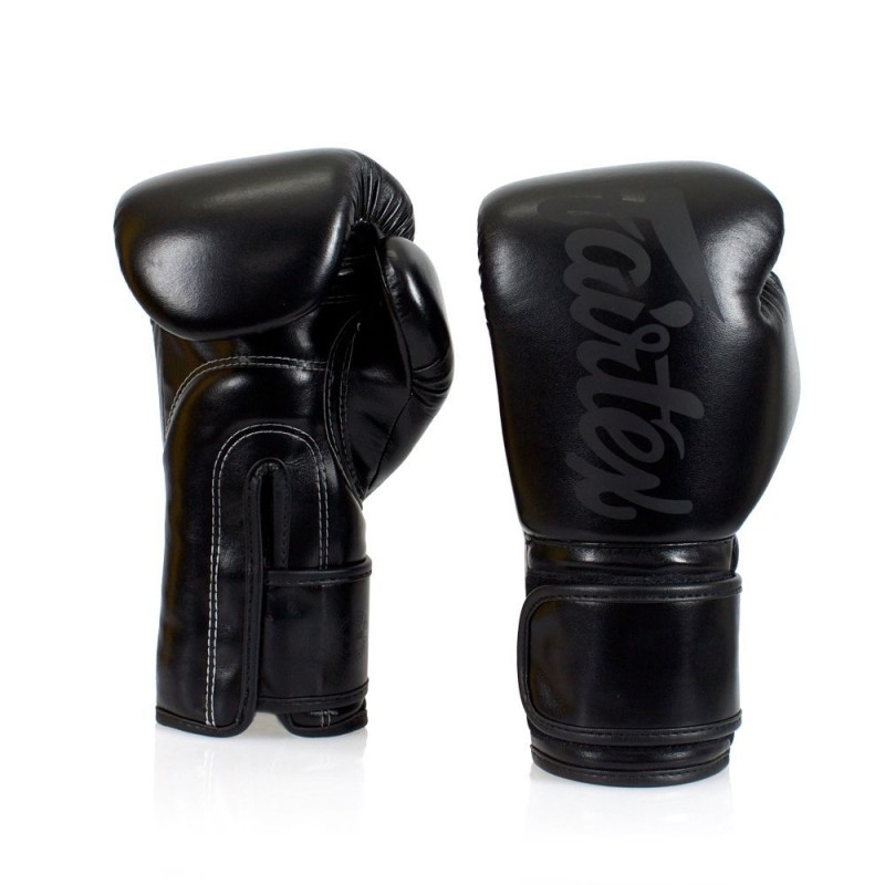 FAIRTEX Microvezel trainingshandschoenen "SOLID BLACK"
