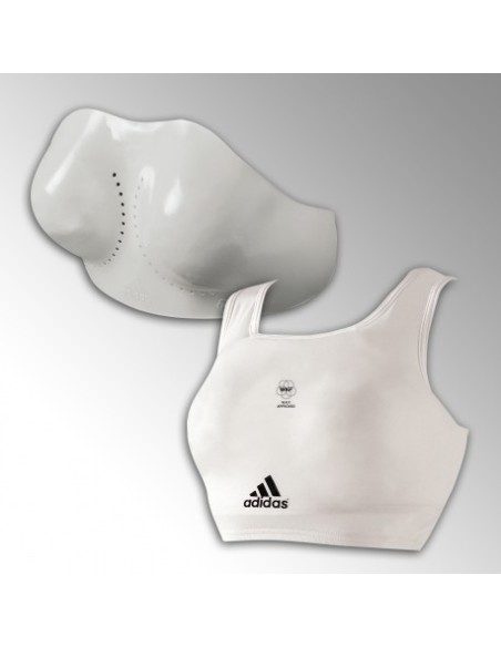Protège poitrine coque + brassière WKF adidas