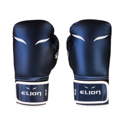 Gants d'entrainement ELION - ( Cuir skintex ) - Bleu metalisé
