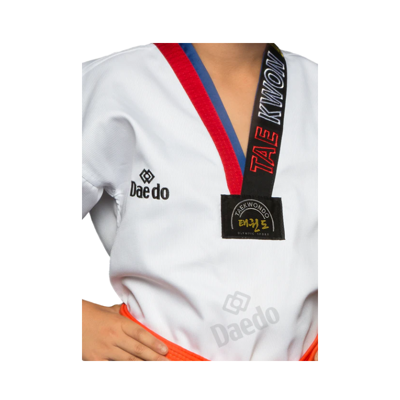 Zomer dobok blauw/rood