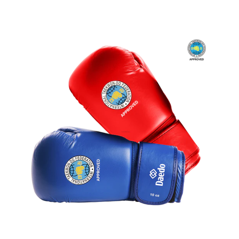 GANTS PU APPROUVÉS ITF 10 oz