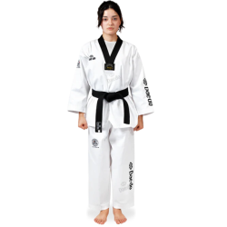 Dobok "Seoul" met zwarte kraag