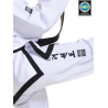 CEINTURE NOIRE DOBOK APPROUVÉE ITF (CÔTELÉE)