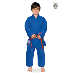 Training judopak zilverblauw