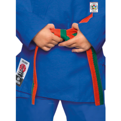 Training judopak zilverblauw