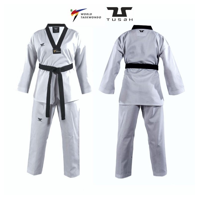 Tusah Dobok Starter WT approuvé col Noir