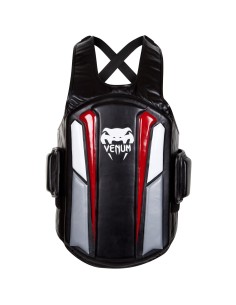 Plastron de protection Venum "Elite" - Noir/Blanc/Rouge