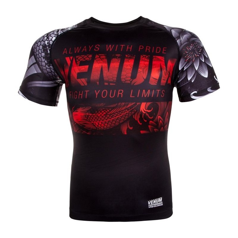 Rashguard Venum Koi 2.0 - Manches courtes - Noir/Blanc