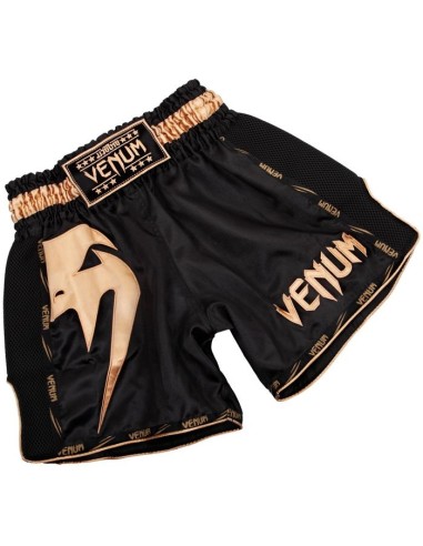 Short Muay Thai Venum Giant - Noir/Doré