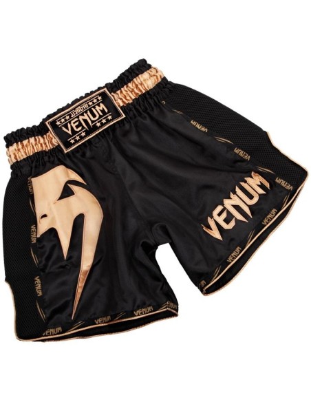 Short Muay Thai Venum Giant - Noir/Doré