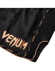 Short Muay Thai Venum Giant - Noir/Doré