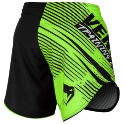 Fightshort court Venum Training Camp 2.0 - Noir/Jaune Fluo