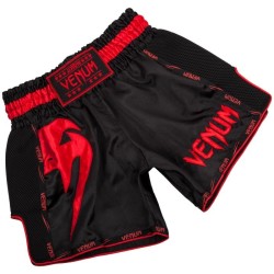 Short Muay Thai Venum Giant - Noir/Rouge