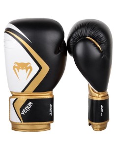 Gants de boxe Venum Contender 2.0 - Noir/Blanc-Doré