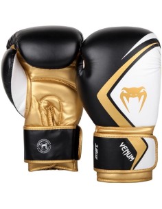 Gants de boxe Venum Contender 2.0 - Noir/Blanc-Doré