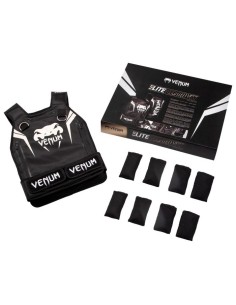 Gilet lesté Venum Elite - 10 Kilos - Noir/Blanc